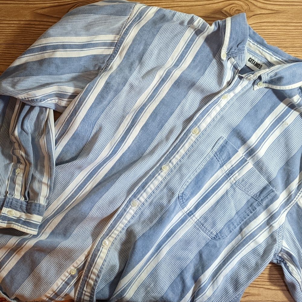 Vintage 90's Gitano Striped Button Down